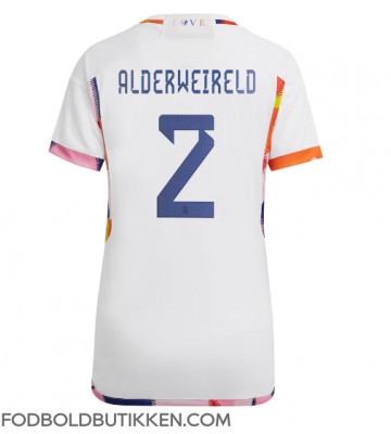 Belgien Toby Alderweireld #2 Udebanetrøje Dame VM 2022 Kortærmet